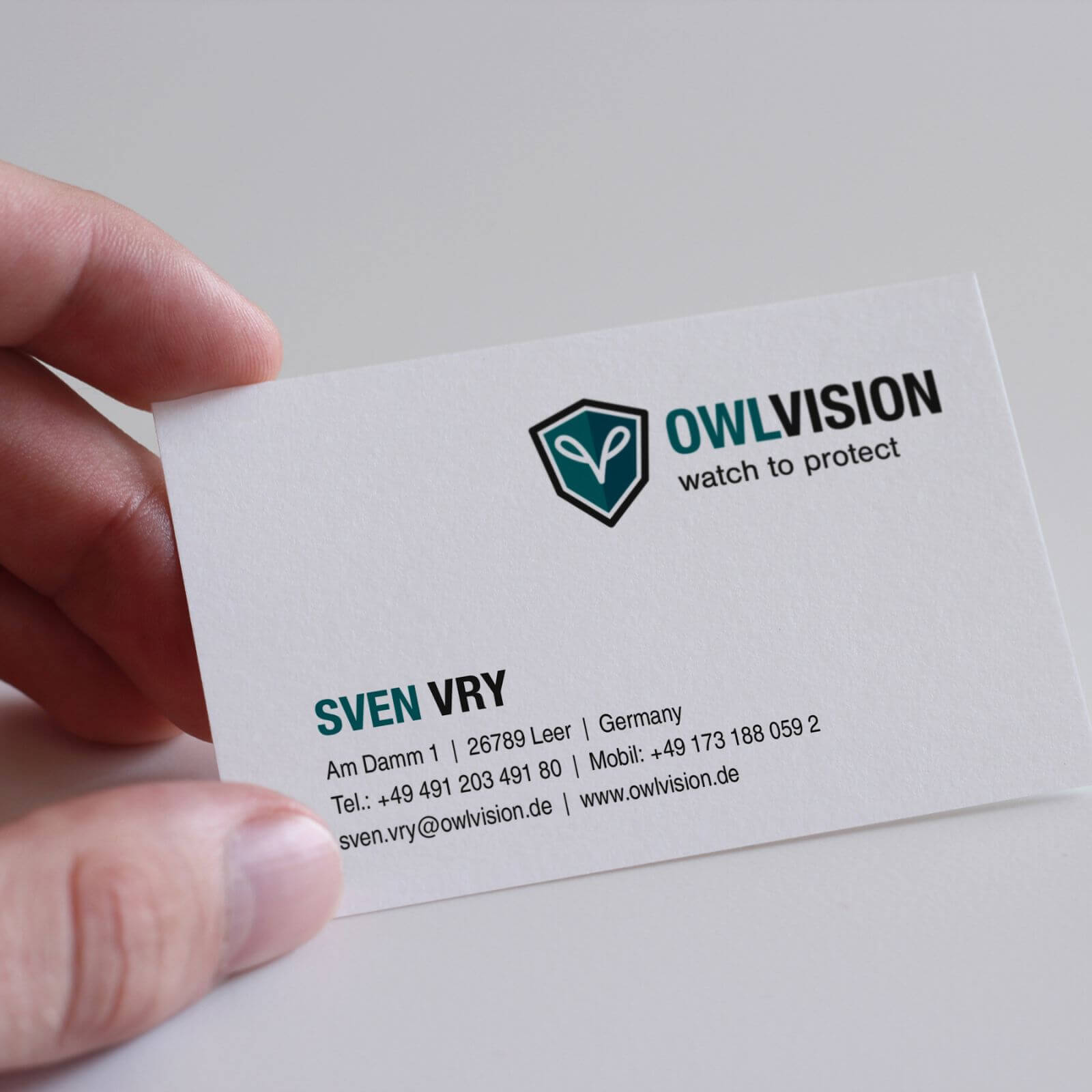 Visitenkarten für Owlvision